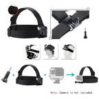 Adjustable Head Mount Phone Holder for POV Recording & Live Streaming