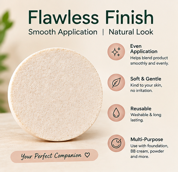 Multi-Purpose Facial Cleansing & Makeup Sponge – Pack of 4